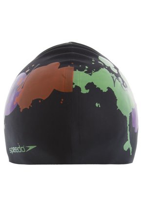 Gorro Speedo Slogan Print Negro