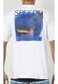 Camiseta Speedo Blanco Estampado de Speedo