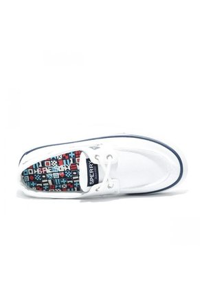 MOCASIN SPERRY BAHAMA II NAUTICAL WHITE STS22022
