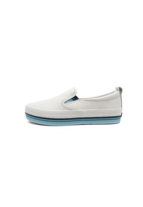 Mocasín Blanco Sperry Crest Tg Plat Stripe