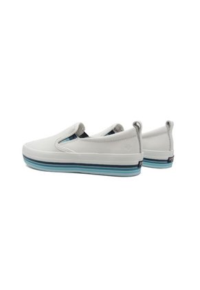 Mocasín Blanco Sperry Crest Tg Plat Stripe