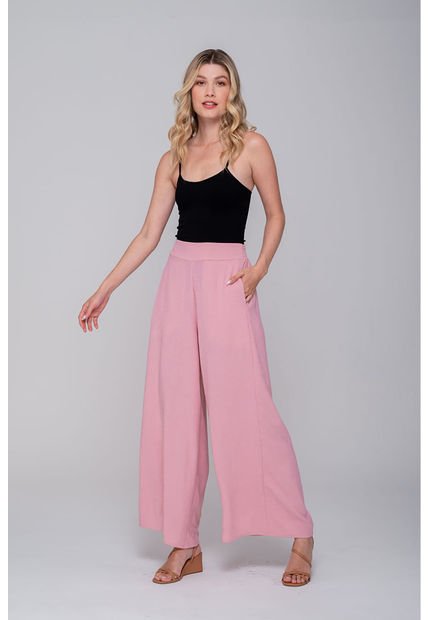 Pantalón Palazzo Palo De Rosa-S-91PN0051