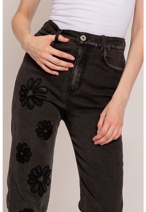 Jean Bordado Gris M