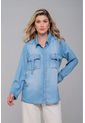 Camisa Cargo Azul Claro-L-22CM0002 de Spírito