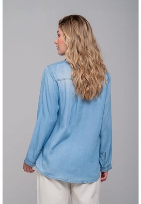 Camisa Cargo Azul Claro-L-22CM0002