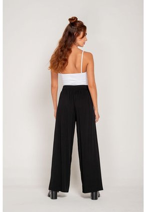 Pantalón Palazzo Envolvente Negro M