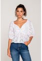 Blusa En Ojalillo Blanco L de Spírito