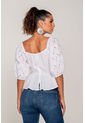 Blusa En Ojalillo Blanco L de Spírito