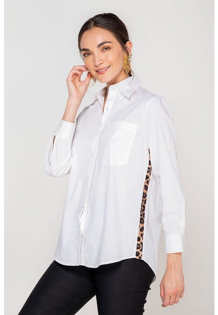 Camisa Oversize Blanco L