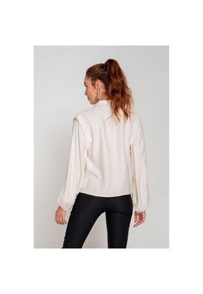 Camisa Anudada Marfil S