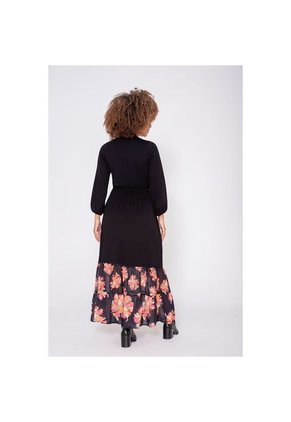 Vestido Largo Cut Out Negro S