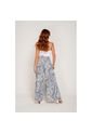 Pantalón Palazzo Estampado Est Azul S de Spírito