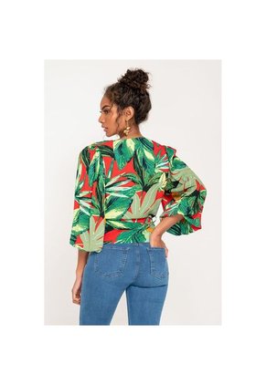 Blusa Cruzada Est Rojo L