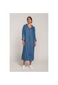 Vestido Largo Camisero Azul Medio XL de Spírito