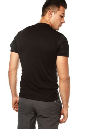 Camiseta Negra-Verde Neón SPORTTECH BY NKI Mc Cv Colecct