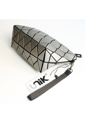 Cosmetiquera Mujer Color Plateado Marca UNIK