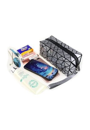 Cosmetiquera Mujer Color Gris Marca UNIK