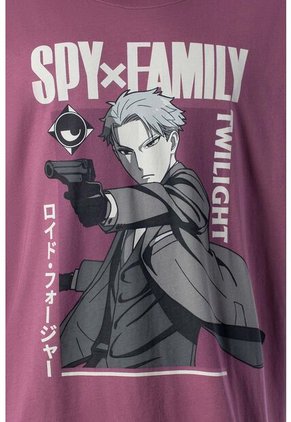 Camiseta De Spy X Family Oversized Fit Para Hombre M