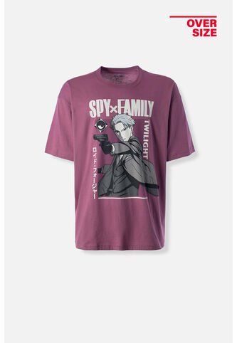 Camiseta De Spy X Family Oversized Fit Para Hombre L SPY x FAMILY
