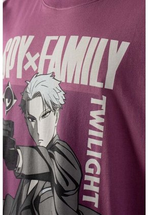 Camiseta De Spy X Family Oversized Fit Para Hombre M