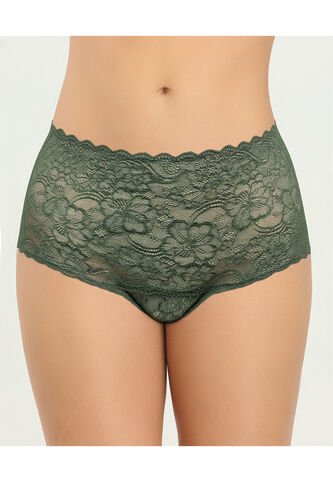 Cachetero Semidescaderado En Encaje Con Elástico Verder St Even 49084 St Even