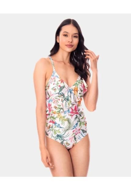 Vestido De Baño Entero Marfil ST Even 98855
