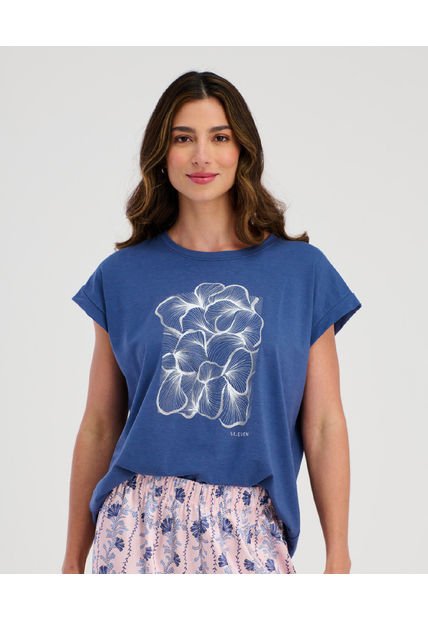 Pijama De Pantalón Con Camiseta Manga Corta Estampado Rosado ST Even 18698