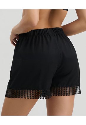 Short De Baño Estilo Playero Con Pretina Elástica Negro ST Even 99804