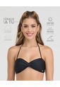 Top De Baño Strapless Cruce Frontal Negro ST Even 99800 de St Even