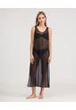 Vestido Largo Semi Transparente Negro ST Even 99837 de St Even