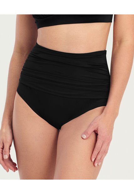 Panty De Baño Cintura Alta Negro ST Even 99262