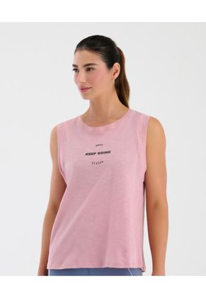 Camisilla Deportiva Manga Sisa Cuello Redondo Rosado ST Even 68263