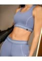 Top Deportivo Soporte Ligero  Silueta Ajustada Azul Indigo ST Even 68276 de St Even
