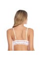 Bralette Tipo Top Silueta Triangular En Encaje Blanco ST Even 46156 de St Even
