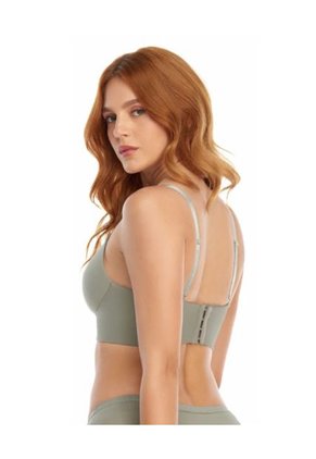 Brasier Realce Natural Sin Arcos Corte Anatómico Cargaderas Graduables Verde ST Even 47070