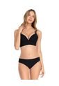 Brasier Realce Natural Sin Arcos Corte Anatómico Cargaderas Graduables Negro ST Even 47070 de St Even
