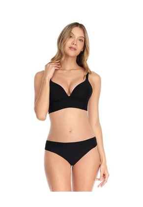 Brasier Realce Natural Sin Arcos Corte Anatómico Cargaderas Graduables Negro ST Even 47070
