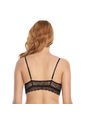 Bralette Tipo Top Silueta Triangular En Encaje Negro ST Even 46156 de St Even