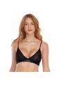Bralette Tipo Top Silueta Triangular En Encaje Negro ST Even 46156 de St Even