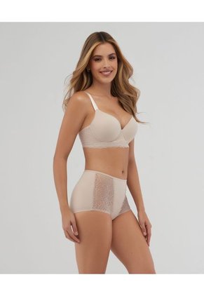 Panty Tipo Bóxer Tiro Alto Control De Abdomen Suave Natural ST Even 49283