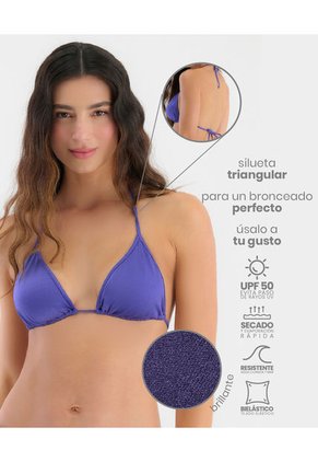 Top De Baño Bikini Se Anuda En Espalda Iris Bloom ST Even 99799