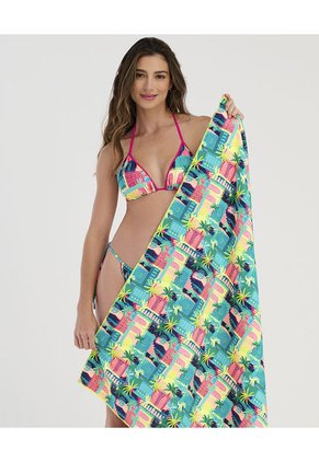 Toalla De Playa O Piscina Estam Verde Neon ST Even 9961T