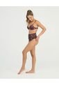 Panty De Baño Tiro Alto Control De Abdomen Estampado Vinotinto St Even 900084 de St Even