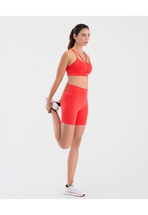 Short Deportivo Tipo Ciclista Largo Medio Rojo Escarlata ST Even 68204