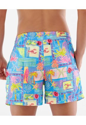 Pantaloneta De Baño Semi Ajustada Cintura Elástica Estampado ST Even 28426