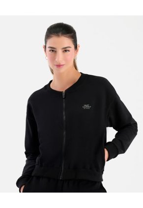 Chaqueta Deportiva Silueta Ancha Negro ST Even 68297