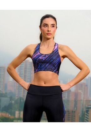 Top Deportivo Soporte Ligero Silueta Ajustada Estampado ST Even 68246