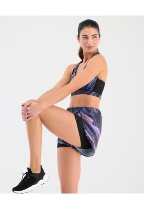 Short Deportivo Silueta Amplia Estampado ST Even 68244