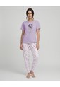 Pijama Pantalón Jogger Con Camiseta Manga Corta Para Mujer | St. Even de St Even