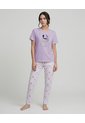 Pijama Pantalón Jogger Con Camiseta Manga Corta Para Mujer | St. Even de St Even